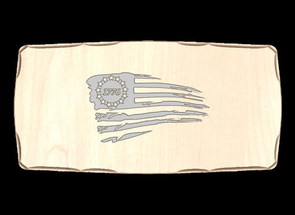 Betsy Ross Tattered Charcuterie Tray