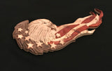 Inlaid Patriotic Tattered Eagle