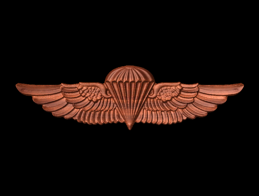 Navy/Marine Corp Jump Wings Plaque (your style 2024 and Size)