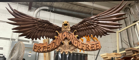 Inlaid Freedom isn't Free Eagle