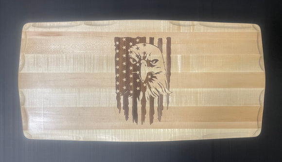 Faded Eagle Flag Charcuterie Tray